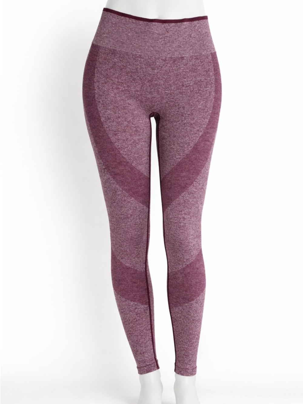 PINK victoria’s secret marled plum seamless leggings kids activewear